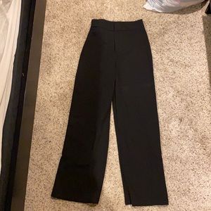Never worn. Brand new. Black wide leg pants